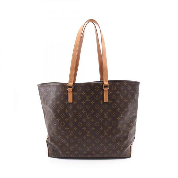 LOUIS VUITTON Brown Monogram Leather Tote Bag - Picture 1 of 9